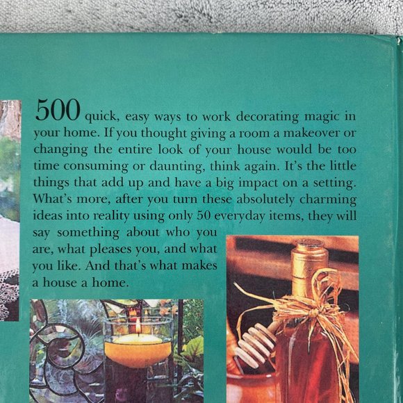 Decorating Magic: 500 Clever Tricks with 50 Easy-To-Find Items - Hardcover Book - Picture 3 of 13